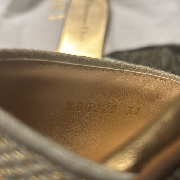 Dior Gold and Pink Women's Sandals - Picture 8 of 9